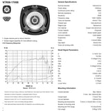 Celestion NTR06-1705B 6-1/2 inch Neodymium Midbass Midrange 8 Ohm 95dB 300 Watt