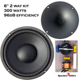 8" 2-way 300W 96dB Component Speaker Kit Celestion CDX1-1746 Selenium 8W4P