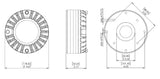 760NEO - 3" Diaphragm, 2" Exit