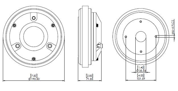 835 - 1.4" Exit Compression Driver