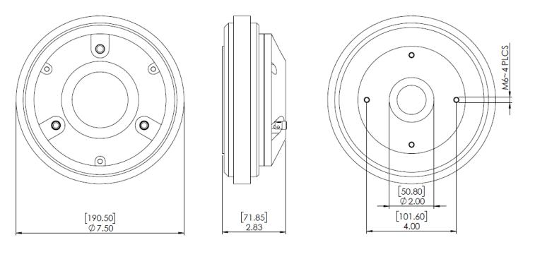 850 - 2" Exit Compression Driver