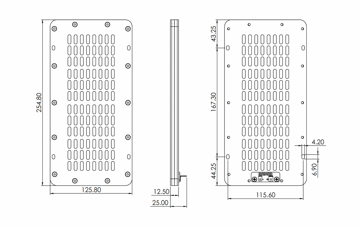 LM10N - Wide Band Planar Ribbon Transducer