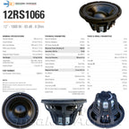 Faital PRO 12RS1066 12 Inch Long Excursion Neo Subwoofer 4inch VC 2000 Watt
