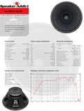 SA Beta-12LTA 12 Inch full Range Woofer Speaker for DIY Infinite Baffle, Monitor, SET amplifier