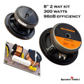 8" 2-way 300W 96dB Component Speaker Kit Celestion CDX1-1746 Selenium 8W4P