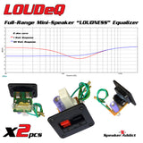 LOUDeQ Full Range Mini Speaker Equalizer for Near Field T-line Bluetooth Speakers