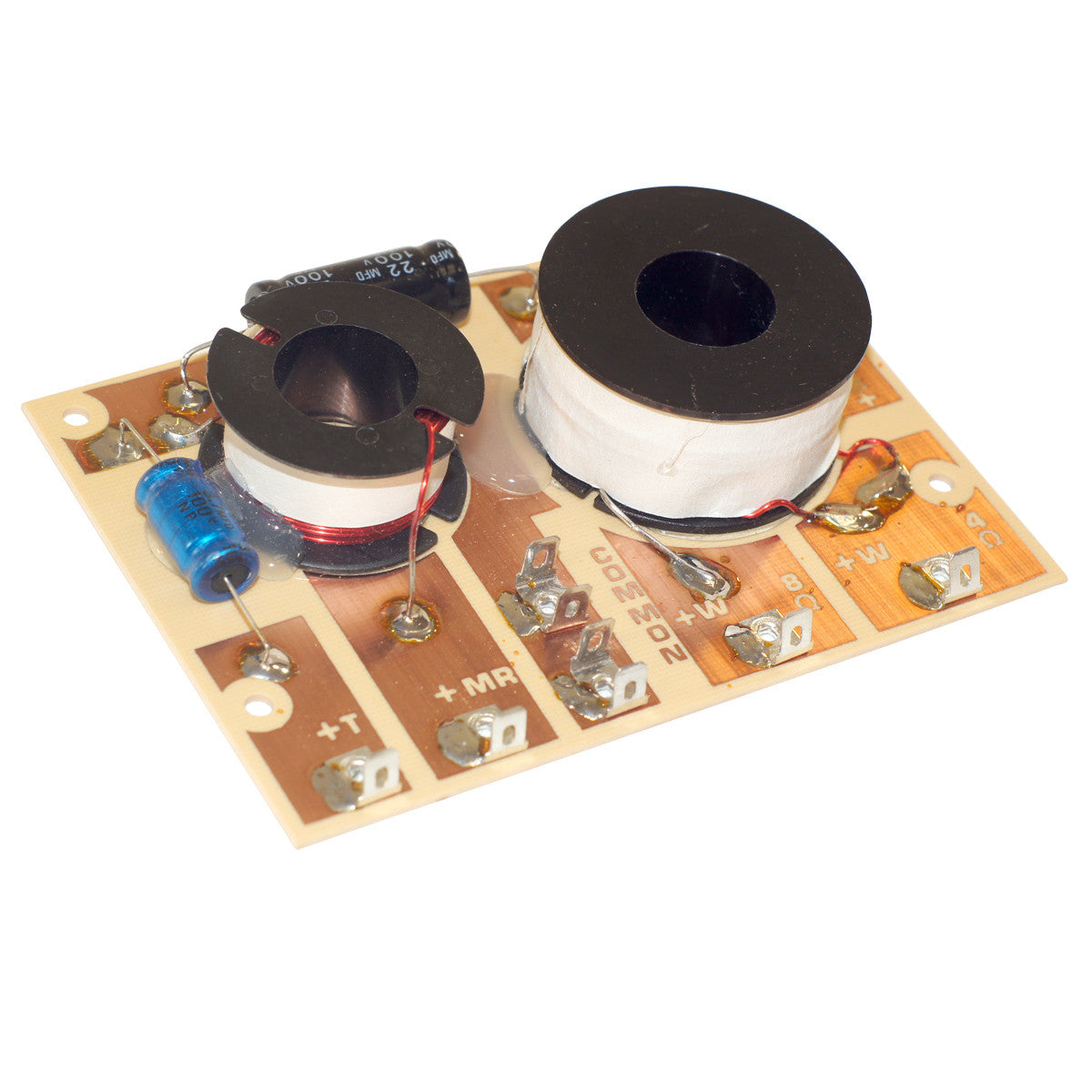 3 way 800Hz/5KHz Passive Crossover, 4 or 8 ohm woofer & 8 Ohm Mid & Tweeter